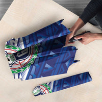 Toa Samoa Rugby Umbrella Samoan Pride With Tribal Pattern - Polynesian Pride