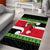 New Zealand Funny Christmas Area Rug Maori Tiki