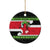 New Zealand Funny Christmas Ceramic Ornament Maori Tiki