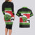 New Zealand Funny Christmas Couples Matching Long Sleeve Bodycon Dress and Hawaiian Shirt Maori Tiki