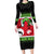 New Zealand Funny Christmas Family Matching Long Sleeve Bodycon Dress and Hawaiian Shirt Maori Tiki