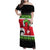 New Zealand Funny Christmas Family Matching Off Shoulder Maxi Dress and Hawaiian Shirt Maori Tiki