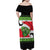 New Zealand Funny Christmas Family Matching Off Shoulder Maxi Dress and Hawaiian Shirt Maori Tiki