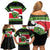 New Zealand Funny Christmas Family Matching Off Shoulder Short Dress and Hawaiian Shirt Maori Tiki