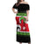 New Zealand Funny Christmas Off Shoulder Maxi Dress Maori Tiki