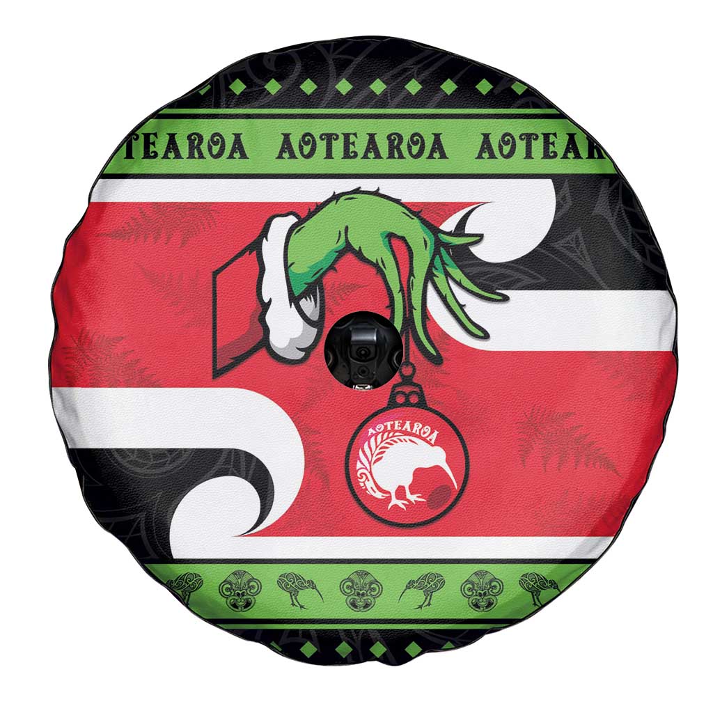 New Zealand Funny Christmas Spare Tire Cover Maori Tiki LT05 - Polynesian Pride