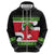 New Zealand Funny Christmas Zip Hoodie Maori Tiki