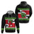 New Zealand Funny Christmas Zip Hoodie Maori Tiki