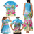 Hawaii Christmas Family Matching Tank Maxi Dress and Hawaiian Shirt Deck The Palms Holiday Flamingos