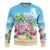 Hawaii Christmas Ugly Christmas Sweater Deck The Palms Holiday Flamingos