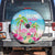 Hawaii Christmas Spare Tire Cover Deck The Palms Holiday Flamingos