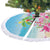 Hawaii Christmas Tree Skirt Deck The Palms Holiday Flamingos