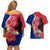 Guam Martin Luther King Jr Day Couples Matching Off Shoulder Short Dress and Hawaiian Shirt LT05 - Polynesian Pride