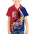 Guam Martin Luther King Jr Day Family Matching Off Shoulder Short Dress and Hawaiian Shirt LT05 Son's Shirt Red - Polynesian Pride