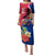 Guam Martin Luther King Jr Day Family Matching Puletasi Dress and Hawaiian Shirt LT05 Mom's Dress Red - Polynesian Pride