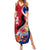 Guam Martin Luther King Jr Day Family Matching Summer Maxi Dress and Hawaiian Shirt LT05 Mom's Dress Red - Polynesian Pride