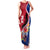 Guam Martin Luther King Jr Day Family Matching Tank Maxi Dress and Hawaiian Shirt LT05 Mom's Dress Red - Polynesian Pride