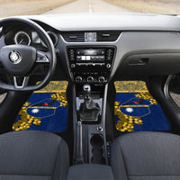 Personalised Repubrikin Naoero Independence Day Car Mats Tamanu With Coat Of Arms LT05 - Polynesian Pride