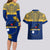 Personalised Repubrikin Naoero Independence Day Couples Matching Long Sleeve Bodycon Dress and Hawaiian Shirt Tamanu With Coat Of Arms LT05 - Polynesian Pride