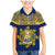 Personalised Repubrikin Naoero Independence Day Family Matching Mermaid Dress and Hawaiian Shirt Tamanu With Coat Of Arms LT05 Son's Shirt Yellow - Polynesian Pride