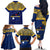 Personalised Repubrikin Naoero Independence Day Family Matching Off Shoulder Long Sleeve Dress and Hawaiian Shirt Tamanu With Coat Of Arms LT05 - Polynesian Pride