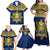 Personalised Repubrikin Naoero Independence Day Family Matching Off Shoulder Maxi Dress and Hawaiian Shirt Tamanu With Coat Of Arms LT05 - Polynesian Pride