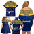 Personalised Repubrikin Naoero Independence Day Family Matching Off Shoulder Short Dress and Hawaiian Shirt Tamanu With Coat Of Arms LT05 - Polynesian Pride