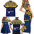 Personalised Repubrikin Naoero Independence Day Family Matching Short Sleeve Bodycon Dress and Hawaiian Shirt Tamanu With Coat Of Arms LT05 - Polynesian Pride