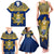 Personalised Repubrikin Naoero Independence Day Family Matching Tank Maxi Dress and Hawaiian Shirt Tamanu With Coat Of Arms LT05 - Polynesian Pride