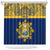 Repubrikin Naoero Independence Day Shower Curtain Tamanu With Coat Of Arms LT05 Yellow - Polynesian Pride