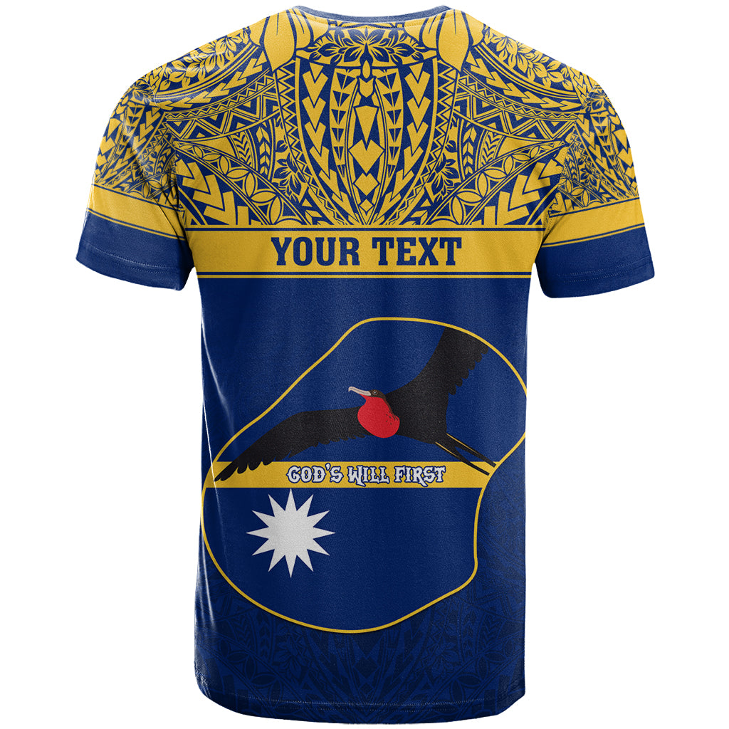 Personalised Repubrikin Naoero Independence Day T Shirt Tamanu With Coat Of Arms LT05 - Polynesian Pride