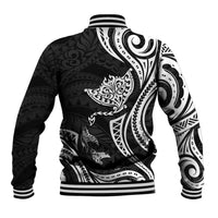 Hawaii Manta Ray Baseball Jacket Polynesian Art Tattoo LT05 - Polynesian Pride