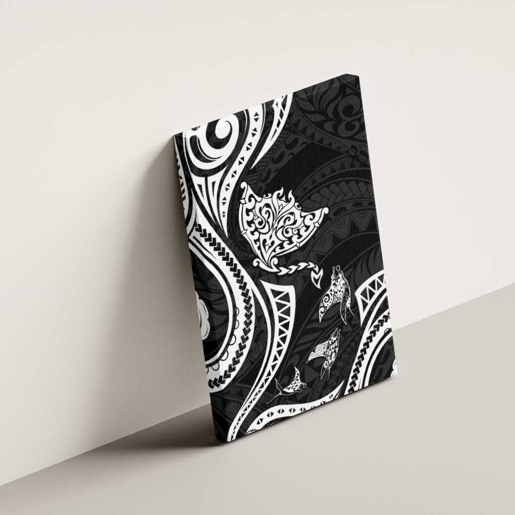Hawaii Manta Ray Canvas Wall Art Polynesian Art Tattoo LT05 - Polynesian Pride