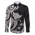 Hawaii Manta Ray Family Matching Off The Shoulder Long Sleeve Dress and Hawaiian Shirt Polynesian Art Tattoo