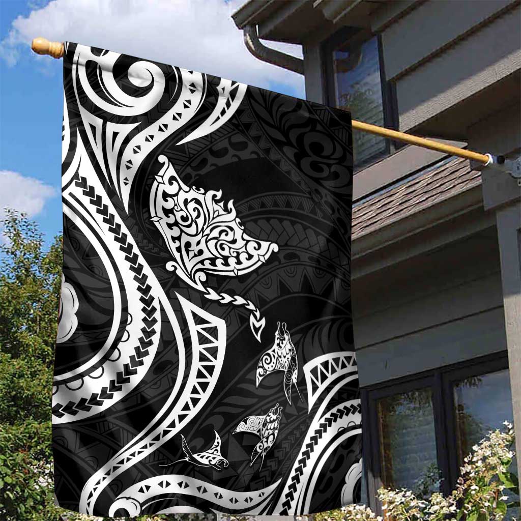 Hawaii Manta Ray Garden Flag Polynesian Art Tattoo LT05 - Polynesian Pride