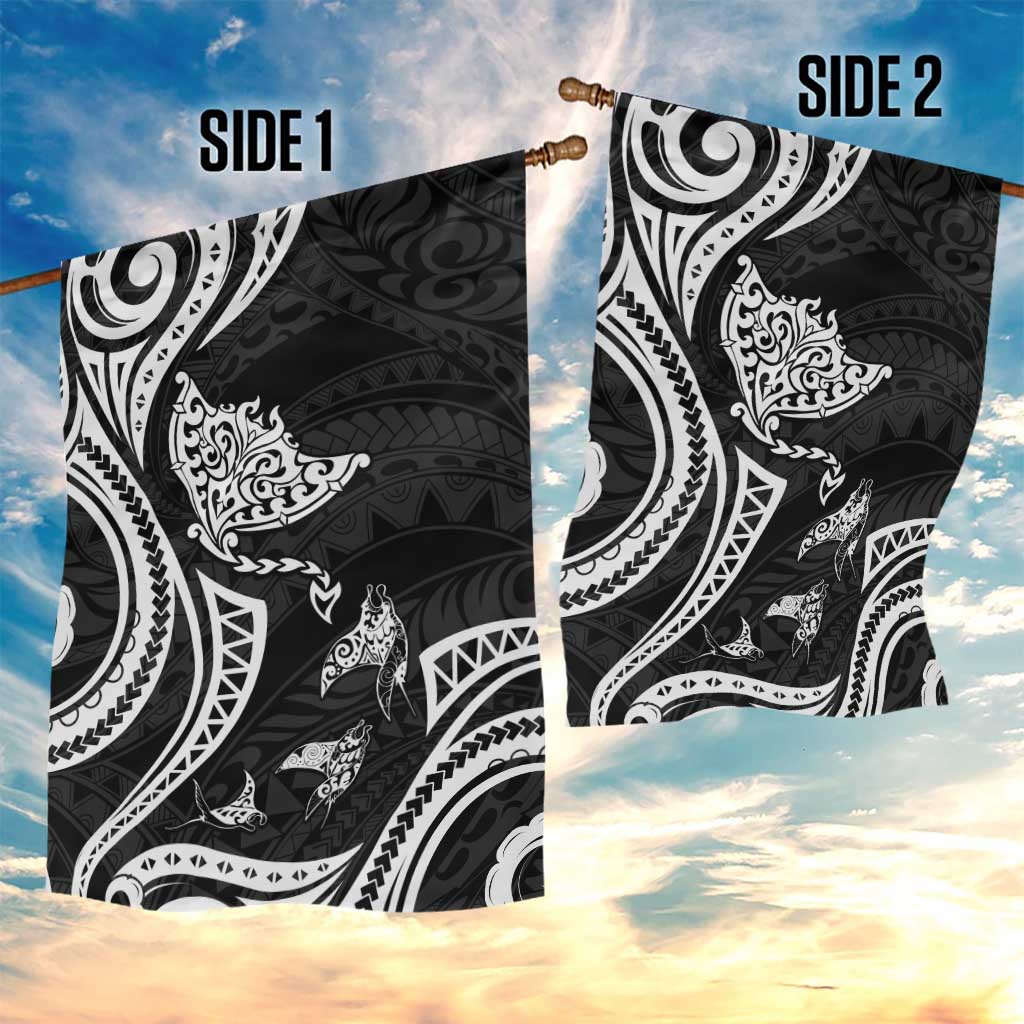 Hawaii Manta Ray Garden Flag Polynesian Art Tattoo LT05 - Polynesian Pride