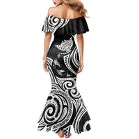 Hawaii Manta Ray Mermaid Dress Polynesian Art Tattoo LT05 - Polynesian Pride