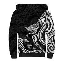 Hawaii Manta Ray Sherpa Hoodie Polynesian Art Tattoo LT05 - Polynesian Pride