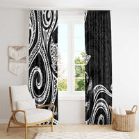 Hawaii Manta Ray Window Curtain Polynesian Art Tattoo LT05 - Polynesian Pride