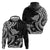 Hawaii Manta Ray Zip Hoodie Polynesian Art Tattoo