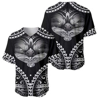 Hawaiian Hawk Baseball Jersey Polynesian Pattern Style