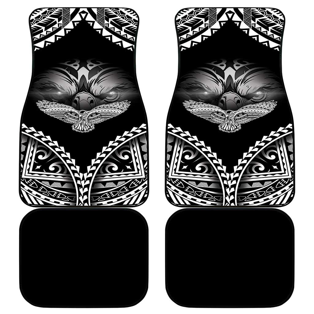 Hawaiian Hawk Car Mats Polynesian Pattern Style