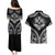 Hawaiian Hawk Couples Matching Puletasi and Hawaiian Shirt Polynesian Pattern Style