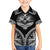 Hawaiian Hawk Family Matching Tank Maxi Dress and Hawaiian Shirt Polynesian Pattern Style