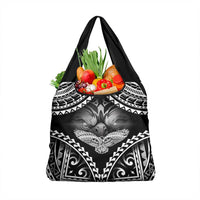 Hawaiian Hawk Grocery Bag Polynesian Pattern Style LT05 1-pack One Size Black - Polynesian Pride