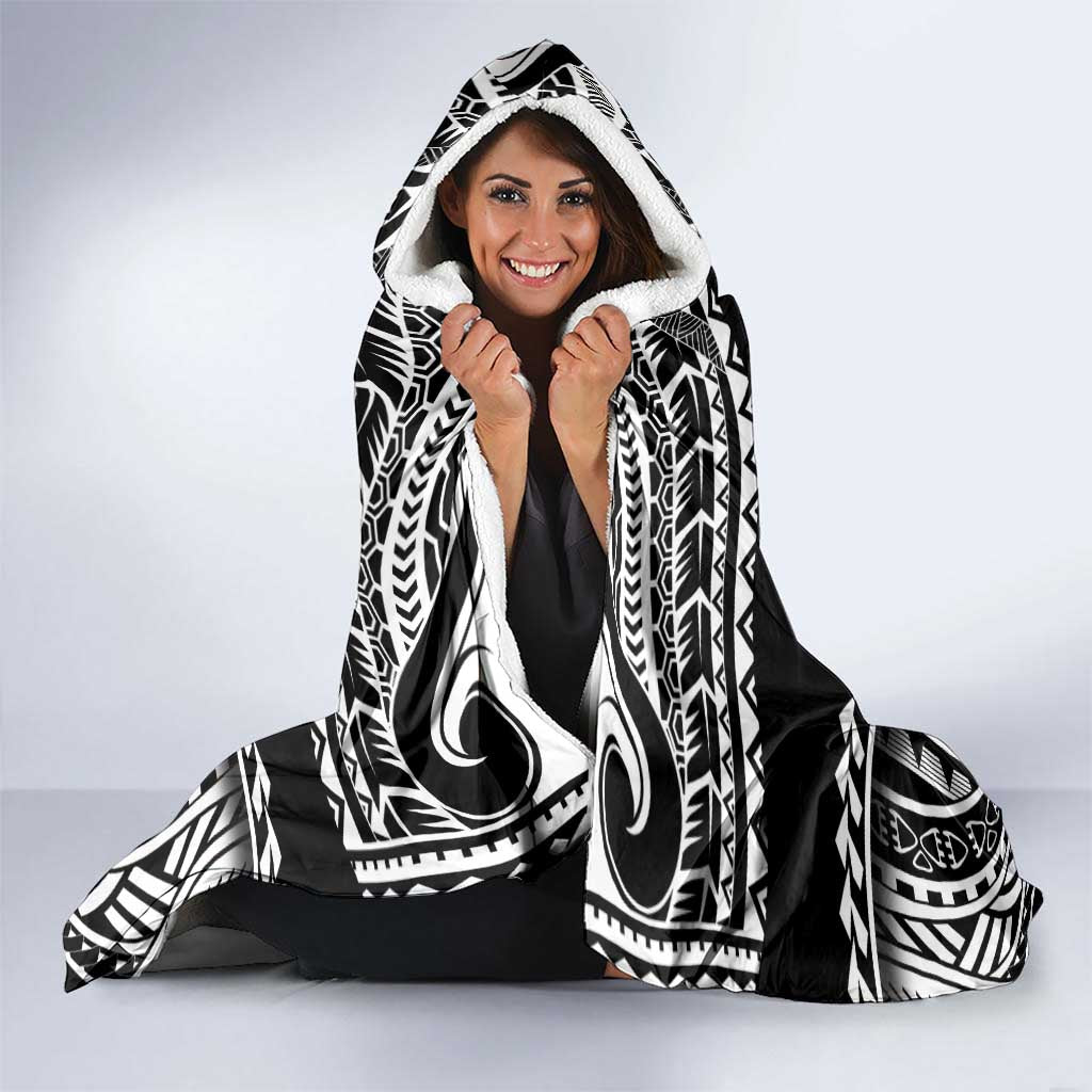 Hawaiian Hawk Hooded Blanket Polynesian Pattern Style LT05 - Polynesian Pride