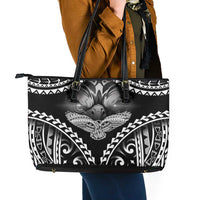 Hawaiian Hawk Leather Tote Bag Polynesian Pattern Style LT05 - Polynesian Pride