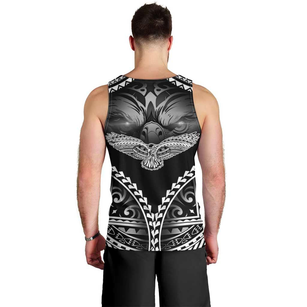 Hawaiian Hawk Men Tank Top Polynesian Pattern Style LT05 - Polynesian Pride