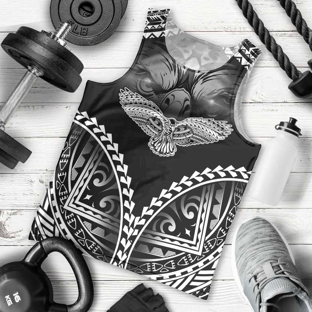 Hawaiian Hawk Men Tank Top Polynesian Pattern Style LT05 - Polynesian Pride