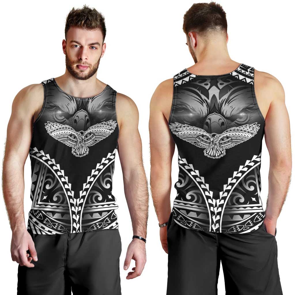 Hawaiian Hawk Men Tank Top Polynesian Pattern Style LT05 - Polynesian Pride